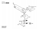 Bosch 0 601 804 703 Gws 14-125C Angle Grinder 230 V / Eu Spare Parts